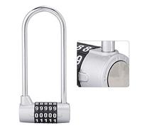 Fdit Lucchetto a Codice di Sicurezza con Lucchetto a Combinazione in Lega di Zinco per la Sicurezza della Porta Dell'armadio per la Scuola Dell'ufficio Domestico (SILVER)