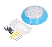 Fdit Luce per Piscina Telecomandata Luce Subacquea a LED per Piscina RGB 35W IP68 Supporto a Parete Impermeabile con Angolo del Fascio di 120° per Fontana per Vasca da Bagno