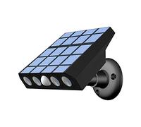 Fdit Luce Solare per Percorso con Forma di Telecamera di Sicurezza Finta, Illuminazione Paesaggistica, Sensore di Movimento per Decorazione Esterna, per Giardino, Cortile, Percorso,