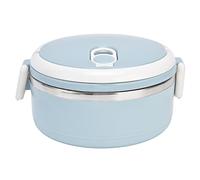 Fdit Lunch Box, Contenitore per Alimenti Rotondo a Tenuta Termica in Acciaio Inossidabile 304 con Serrature di Sicurezza per Viaggi in Ufficio Scolastico e attività All'aperto