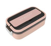 Fdit Lunch Box in Acciaio Inossidabile 316, Contenitore Compartimentato a Tenuta Stagna da 700 Ml con Design Adatto Al Microonde, Lunch Box Portatile per i Pasti Scolastici in (PINK)