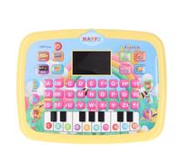 Fdit Macchina per L'apprendimento del Francese, Giocattolo Interattivo con Schermo LED per Bambini, Pad Educativo per L'acquisizione Precoce della Lingua [Batteria: 3 X AA] (YELLOW)