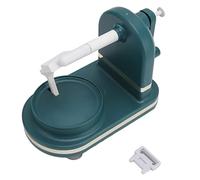 Fdit Macchina per Sbucciare la Frutta, Multifunzione in Acciaio Inox PP, Manovella, Affettatrice, Sbucciatrice per Mele con Lama di Ricambio per e Casa (GREEN)