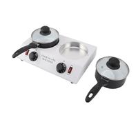 Fdit Macchina per Sciogliere il Cioccolato, capacità 2 Kg, Controllo Manuale della Temperatura da 30 a 85 ℃, con Pentola Antiaderente in Alluminio per Uso Alimentare, per (Spina UE 220V)