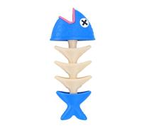 Fdit Mangiatoia per Uccelli a Lisca di Pesce Mangiatoia per Uccelli in PLA Stampata in 3D con Fori di Drenaggio Dal Design Cavo Foro Sospeso Rinforzato per la Decorazione del Giardino