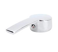 Fdit Maniglia del Rubinetto del Bagno in Lega di Zinco Maniglia del Rubinetto del Dell'acqua Design Ergonomico Cromato per Nucleo della Valvola da 35 Mm Facile da
