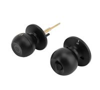 Fdit Maniglia per Porta con Ingresso Senza Chiave Smart Lock con Impronta Digitale Bluetooth per Camera da Letto Dal Design Classico (BLACK)