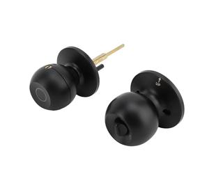 Fdit Maniglia per Porta con Ingresso Senza Chiave Smart Lock con Impronta Digitale Bluetooth per Camera da Letto Dal Design Classico (BLACK)