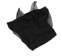 Fdit Maschera Antimosche in Maglia di Cavallo, Comoda Copertura Traspirante per Il Viso del Cavallo Estensibile per la Stalla (Nero)