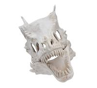 Fdit Maschera da Teschio di Dinosauro, Copertura Realistica della Testa della Mascella Mobile, Oggetti di Scena Cosplay per Feste in Costume di Halloween e Giochi di Ruolo Cosplay