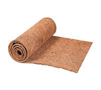 Fdit Matro Rettile in Fibra di Cocco 60 X 100 Cm di Substrato Marrone, Assorbente e Lavabile per Rettili, Tartarughe, Serpenti, Iguana, Tappetino Morbido Adatto per Lucertole (Brown)