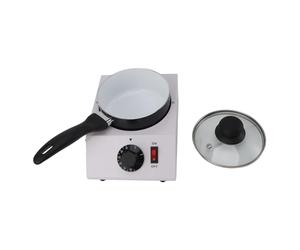 Fdit Mini Crogiolo Elettrico per Cioccolato Riscaldato, Macchina per Scaldare la Fonduta di Cioccolato, con capacità di 1 Kg, Temperatura Regolabile 30-85 ℃, per Sciogliere Crema di (Spina europea