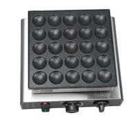Fdit Mini Dutch Pancake Baker 25 Pezzi Macchina per Waffle Elettrica Antiaderente Commerciale 850 W con Controllo Termostato 50-300 ℃ per Snack Ristorante Domestica (Spina europea 220 V)