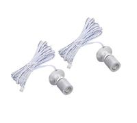 Fdit Mini faretto LED con USB 5 V dimmerabile, 1-2 faretti per display, gioielli, armadio, portico, mini faretto LED, piccolo faretto LED (luce neutra)