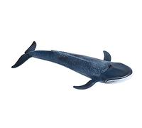 Fdit Mini Figura di Balena Blu, Modello di Animale Marino a Prova di Caduta, Squisita Figura Marina per Bambini, Animale Oceanico in Plastica da 10,6 Pollici di Diametro per L'educazione e il
