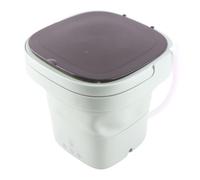Fdit Mini Lavatrice Pieghevole Portatile con Secchio di Lavatrice con Disidratatore Incorporato e Tubo di Scarico per Dormitorio di Appartamenti da Viaggio per (Spina europea)