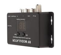 Fdit Mini Modulatore RF Modulatore TV da AV a RF di Alta qualità per Formati Multipli, Adatto per Formati TV Globali NTSC PAL B G, 1, D K, L M N