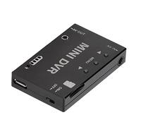 Fdit Mini Modulo DVR FPV, Registratore FPV in Lega di Alluminio con Batteria Integrata e Ricarica di Tipo C per Droni RC e Auto da Corsa