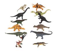 Fdit Mini Personaggi di Dinosauri, Colori Vivaci per Giochi Fantasiosi, Materiale PVC