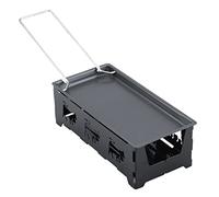 Fdit Mini Razzlette Grill per Formaggio, Fornello Portatile Non -stick -making Foglio, Acciaio Al Carbonio Resistenza Ad Alta Temperatura, Comodo da Usare e Pulire e Pieghevole Maniglia