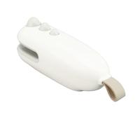 Fdit Mini Sigillatrice e Taglierina Portatile Ricaricabile per Sacchetti di Snack, Conservazione degli Alimenti, Design Sostenibile per un Uso Economico - Ideale per Viaggi e Picnic (WHITE)