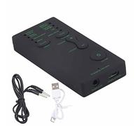 Fdit Mini Sound Converter Sound Device, 7 Diverse Modifiche Vocali, Plug e Riproduzione Facile da Parlare e Intrattenimento, Dimensioni Compatte