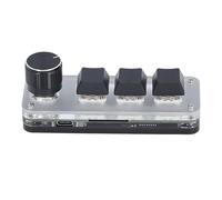 Fdit Mini Tastiera per Cavi con LED RGB e Connessione USB C per Giochi e Appassionati di Musica