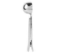 Fdit Misurino da caffè in Acciaio Inox con Chiusura a Clip, Manico Lungo da 20 Ml, per, caffè, tè, Negozio, Casa, in Polvere
