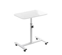 Fdit Mobile Laptop -Tabella Portatile e Durevole Mobile Rolling Scrivania per la Pressione Medica della Biblioteca, Singola Piastra (colore caldo)