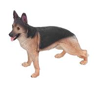Fdit Modello Animale di Simulazione di Figura di Cane da Pastore Tedesco con Eccellente Fattura Giocattolo Educativo da 9,1 Pollici per Decorazione da Scrivania per Adolescenti