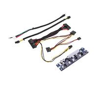 Fdit Modulo di Alimentazione DC-ATX, Modulo di Alimentazione DC-DC con Interfaccia: CPU 4Pin, Alimentazione SATA, IDE 4Pin, ATX 24Pin, DC 5525, 16V-24V a 19V Switch PSU per Mini ITX