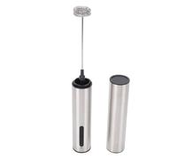 Fdit Montalatte Ricaricabile E Frusta, Mixer Elettrico Portatile USB con 4 Accessori per Caffè Cappuccino, Montalatte in Acciaio Inossidabile per Cuocere Uova, Compatto