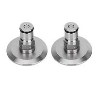 Fdit Morsetto da 1,5 Pollici a Perno di Bloccaggio a Sfera, Connettore per Birra in Acciaio Inossidabile 304, Raccordo con Flangia TC Senza Saldatura da 2 Pezzi per Contenitori e