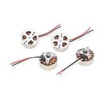 Fdit Motore Brushless 1503 per Aeroplani RC, Set di Motori Elettrici Compatti in Lega di Alluminio da 4 Pezzi 7,4 V per Velivoli Telecomandati a 4 Assi, Motore Brushless Coreless