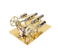Fdit Motore Stirling Modello Motore Balance Engine Mini Kit 12V in Lega di Zinco con Struttura Compatta Texture di Fascia Alta per Regali per L'apprendimento della Fisica