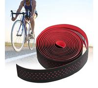 Fdit Nastri per Manubrio Involucro Bici Traspirante per Mountain Biciclette di Gioco 2 Pezzi di Materiale Eva/PU (Rosso)