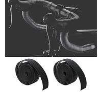 Fdit Nastri per Manubrio Involucro Bici Traspirante per Mountain Biciclette di Gioco 2 Pezzi di Materiale Eva/PU (Black)