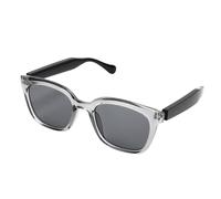 Fdit Occhiali Intelligenti Bluetooth AI, Occhiali da Sole Magnetici con Traduzione in Tempo Reale di Tipo C a Ricarica Rapida con Riproduzione Musicale Chiara per Viaggiatori e (grigio trasparente)