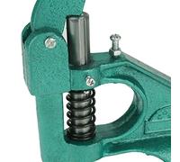Fdit Occhiello Pressa Manuale Strumento Passacavo Manuale Macchina con 3 Matrici 1500 Pezzi Occhielli 6 10 12mm per Striscioni Insegne Tende Artigianato da Cucito