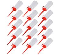 Fdit Oliatore Erogatore per Macchina da Cucire in Plastica Trasparente da 15 Pezzi 150ml per Fabbriche di Macchinari Riempimento Rapido di Olio