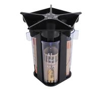 Fdit Organizzatore 'organizzatore di Pezzi di Valuta Sostenibile ABS 5 in 1 Parte Parte per Imballaggi Pratici, per la Configurazione 'ufficio o della Casa