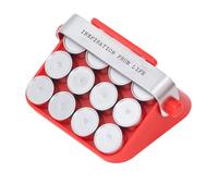 Fdit Ornamento per Macchina da Scrivere Vintage Decorazione da Scrivania retrò per Artigianato in Casa e Ufficio Plastica 2,95x2,36 Pollici (rosso)