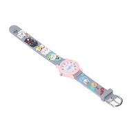 Fdit Orologio per Bambini in Stile Cartone Animato 3D, Super Carino, Impermeabile, Scala Chiara, Colori Intensi, Orologio per Ragazze e Ragazze, Sviluppo di Abitudini, per (GRAY)