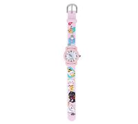 Fdit Orologio per Bambini in Stile Cartone Animato 3D, Super Carino, Impermeabile, Scala Chiara, Colori Intensi, Orologio per Ragazze e Ragazze, Sviluppo di Abitudini, per (PINK)