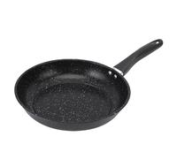 Fdit Padella di Ferro Non Bastoncino, Padella in Ghisa a Prova di Calore con Manico Integrato, Padella per la Colazione per Bistecche di Uova Frittelle, Diametro di 24 cm.