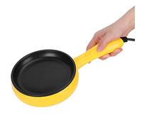 Fdit Padella elettrica, Padella elettrica Leggera, Mini Portatile Multiuso da 300 W per friggere frittelle di bistecche all'uovo