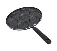 Fdit Padella per Uova in Ferro Antiaderente Fornello Rotondo Veloce Ed Efficiente per Cucinare le Uova, Forniture Domestiche Leggere