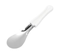 Fdit Paletta per Gelato in Acciaio Inox 304, Cucchiaio per Dessert, for Buffet (WHITE)