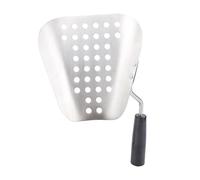 Fdit Paletta per Popcorn Perforata, Strumento di Riempimento Rapido per Patatine Fritte in Acciaio Inossidabile per Scatole di Sacchetti di Alimenti, Paletta Multiuso per Popcorn per