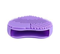 Fdit Pancellatura della Pulizia della Spazzola per la Spazzola Portatile per Viaggiatori e Maveaux Arancione (Lavanda viola)